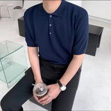 Irving | Men's Polo Shirt with Partial Button Collar