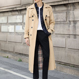 Tobias | Men's Trench Coat Cotton Blend with Acrylic Lining