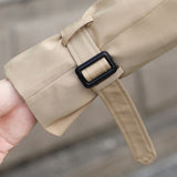 Tobias | Men's Trench Coat Cotton Blend with Acrylic Lining