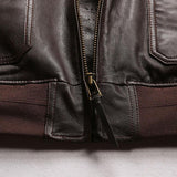 Hudson | Men's Leather Aviation Style Coat