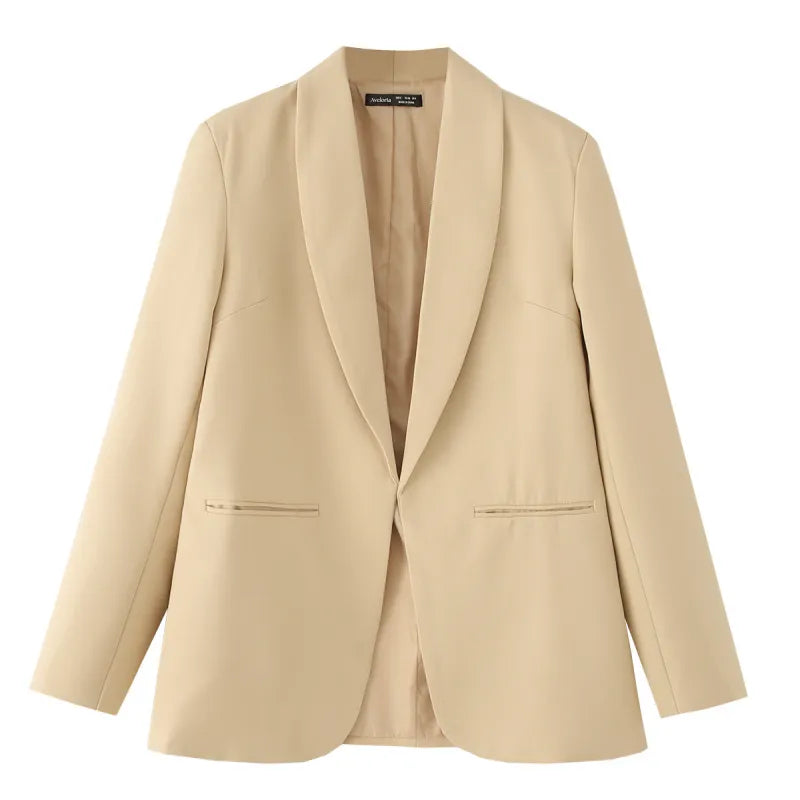Livia | Women's Blazer with Shawl Collar and Pockets