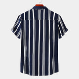 Parker | Men's Striped Summer Shirt with Classic Fit