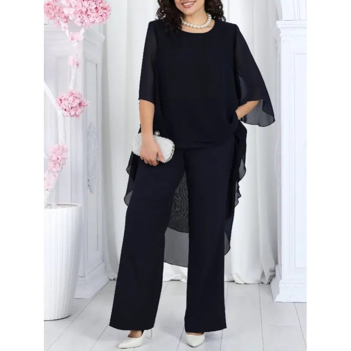 Maja | Women's Pants Set with Cape Sleeves