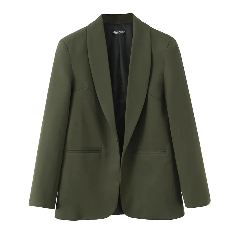 Livia | Women's Blazer with Shawl Collar and Pockets