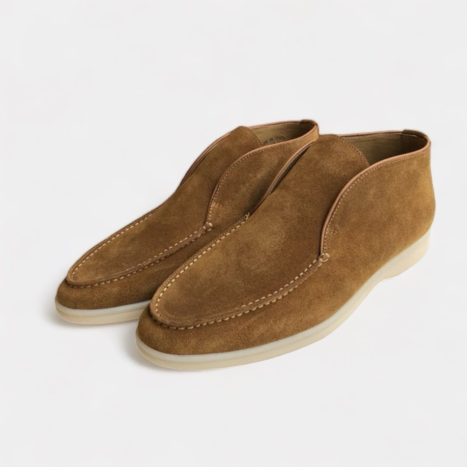 Beaumont | Men's Suede Loafers with Leather and Rubber