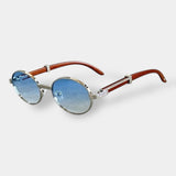 Elliot | Men's Round Sunglasses with UV380 Metal Bridge