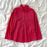 Sheer | Women's Shirt with Point Collar and Buttons