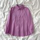 Sheer | Women's Shirt with Point Collar and Buttons