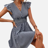 Laricci | Women’s Elegant Stripe Mini Dress
