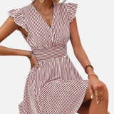 Laricci | Women’s Elegant Stripe Mini Dress