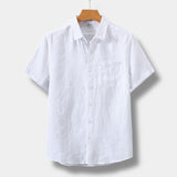 Lucius | Men's Linen Short Sleeve Shirt with Relaxed Fit