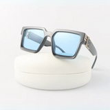 Azzurro | Vision Sunglasses with Square Frame and UV Protection