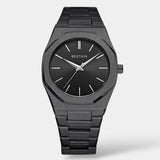 Wesley | Men's Metal Watch with Blue Dial and Steel Bracelet
