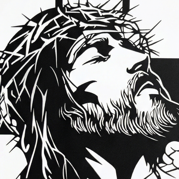 Gracemark – Laser Cut Iron Cross Wall Art