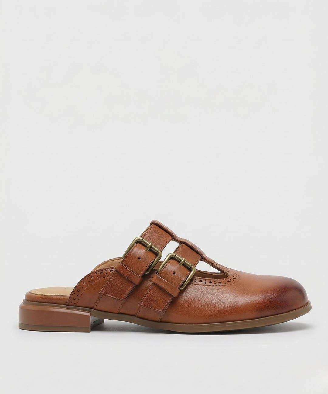 Rosalie | Women’s Mules with Buckles and Orthopedic Insoles