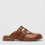 Rosalie | Women’s Mules with Buckles and Orthopedic Insoles