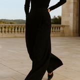 Firenze | Women's Wide Leg Trousers with Elastic Waist