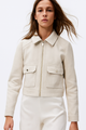Nancy | Women's Cropped Zip-Front Jacket with Structured Fit
