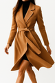 Kate | Women's Wool Cashmere Blend Coat with Belted Waist