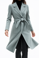 Kate | Women's Wool Cashmere Blend Coat with Belted Waist