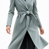Kate | Women's Wool Cashmere Blend Coat with Belted Waist