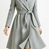Kate | Women's Wool Cashmere Blend Coat with Belted Waist