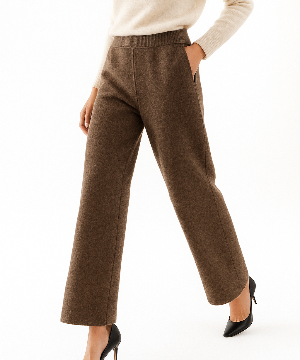 Elodie | Women's High Waist Sweatpants with Elastic Waist