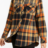 Olive | Women Shirt With Fleece Lined Interior
