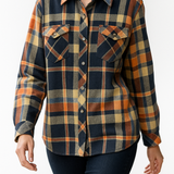 Olive | Women Shirt With Fleece Lined Interior