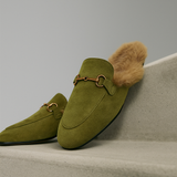 Freja | Women's Mules with Fur Lining and Orthopedic