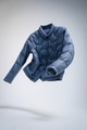Natalie | Women's Chevron Quilted Duck Down Jacket with Snap Button Closure