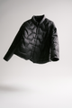 Natalie | Women's Chevron Quilted Duck Down Jacket with Snap Button Closure