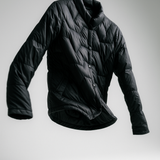 Natalie | Women's Chevron Quilted Duck Down Jacket with Snap Button Closure