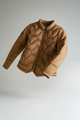 Natalie | Women's Chevron Quilted Duck Down Jacket with Snap Button Closure