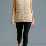 Janet | Women's Ultra-Light Hooded Duck Down Vest with Slim Fit