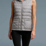 Janet | Women's Ultra-Light Hooded Duck Down Vest with Slim Fit