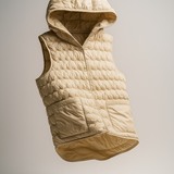 Janet | Women's Ultra-Light Hooded Duck Down Vest with Slim Fit