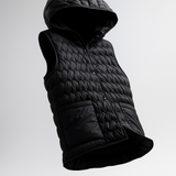 Janet | Women's Ultra-Light Hooded Duck Down Vest with Slim Fit