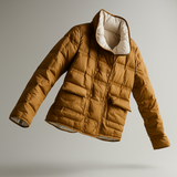 Joan | Women's Reversible Duck Down Jacket with Snap Button Closure