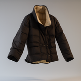Joan | Women's Reversible Duck Down Jacket with Snap Button Closure
