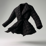 Vanessa | Women's Sculpted Belted Duck Down Puffer Coat