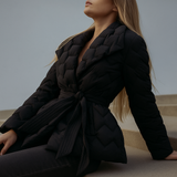 Vanessa | Women's Sculpted Belted Duck Down Puffer Coat