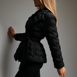 Vanessa | Women's Sculpted Belted Duck Down Puffer Coat