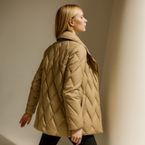 Vanessa | Women's Sculpted Belted Duck Down Puffer Coat
