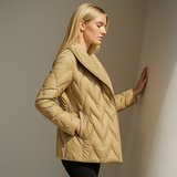 Vanessa | Women's Sculpted Belted Duck Down Puffer Coat