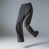 Blair | Women's Wool Blend Wide-Leg Tailored Trousers with Double-Button Waistband