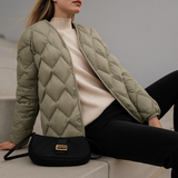 Dakota | Women's Quilted Down Jacket with Diamond Stitch Design