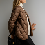 Dakota | Women's Quilted Down Jacket with Diamond Stitch Design