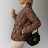 Dakota | Women's Quilted Down Jacket with Diamond Stitch Design