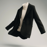 Johanna | Women's Wool Blend Blazer with Tailored Relaxed Silhouette